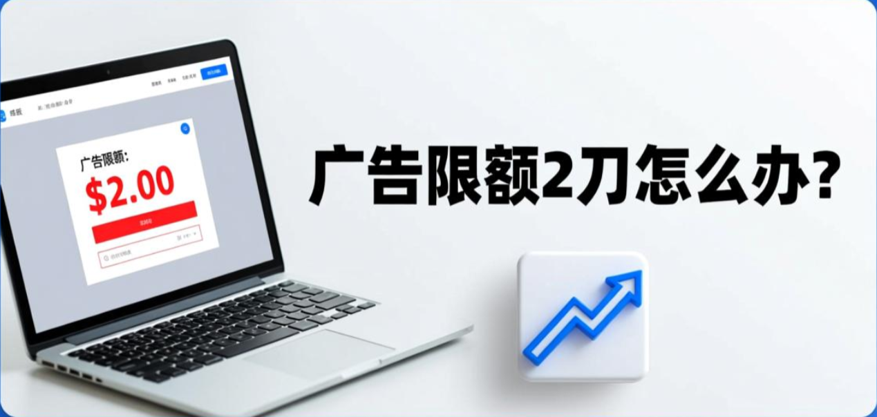 FB广告限额每天2刀，怎么办？